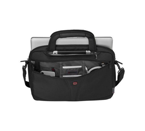 Чехол WENGER для ноутбука 14'', черный, баллистический нейлон, 38 x 10 x 25 см, 8 л