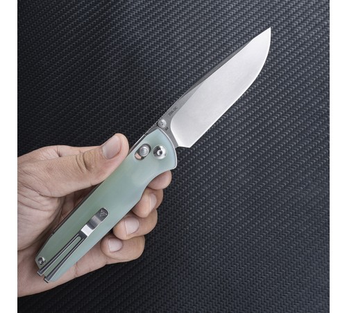 Нож складной SRM Terrier 258L-GC нефритовый