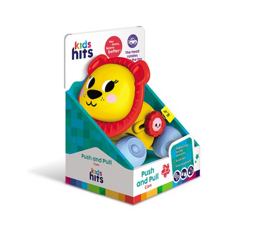 Развивающая игрушка Kids Hits Игрушка-каталка Лев