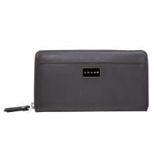 Кошелёк Cross Spanish Summer. Кожа наппа, фактурная, коричневый, 19 х 10 х 1,9 см