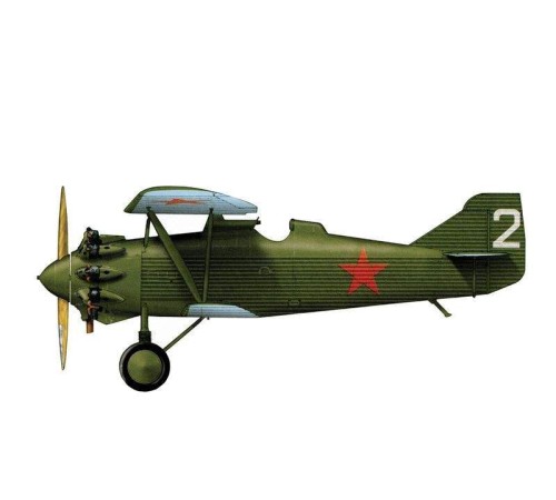 Сборная модель ZVEZDA Советский истребитель АНТ-5 (И-4, И-42), 1/72