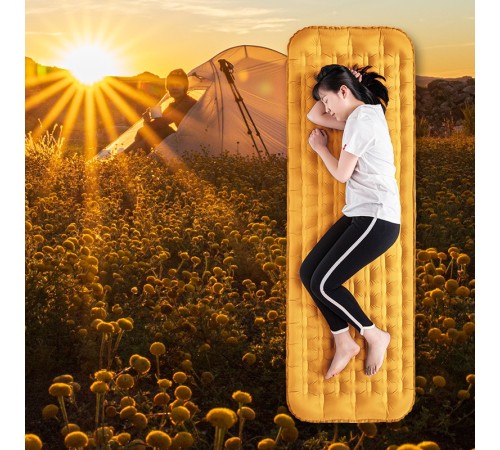 Коврик надувной Naturehike NH20FCD02, голубой, 6927595746509