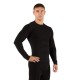 Футболка мужская Vivek / дл. рукав / комбинир 290/  черный / XXL, VIVEK9090XXL