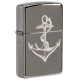 Зажигалка ZIPPO Лучшая цена 2022 с покрытием Black Ice®, латунь/сталь, чёрная, 38x13x57 мм