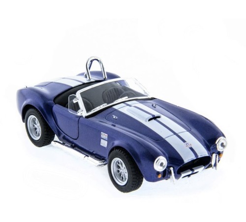 Машина Kinsmart Shelby Cobra 427 1965 инерция (1/12шт.) 1:32 б/к
