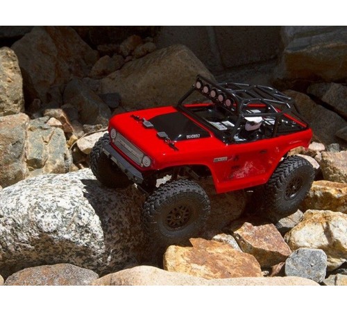Модель для трофи 1:24 Axial SCX24 Deadbolt 4WD, электро, RTR (красный)