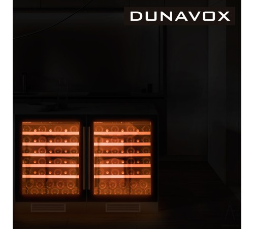 Винный шкаф компрессорный Dunavox DAUF-46.138SS