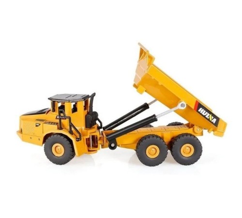 Металлический экскаватор с ковшом + самосвал HUI NA TOYS 1/50