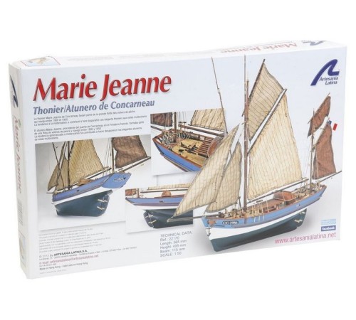 Сборная деревянная модель корабля Artesania Latina MARIE JEANNE, 1/50