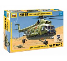 Сборная модель ZVEZDA Советский многоцелевой вертолёт Ми-8Т, 1/72
