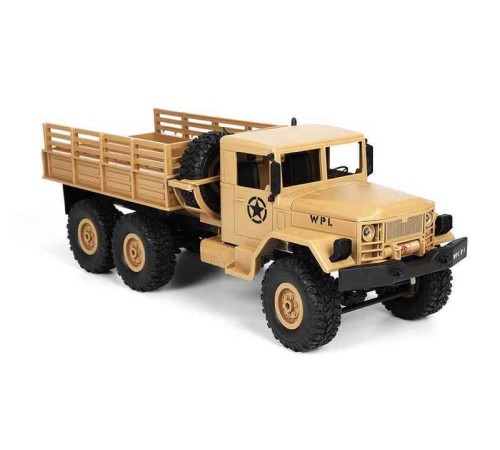 Радиоуправляемая машина WPL B-16R военный грузовик (песочный) 6WD 2.4G 1/16 RTR