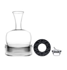 Декантер для вина с подставкой для льда Italesse Alavin Transparent Base