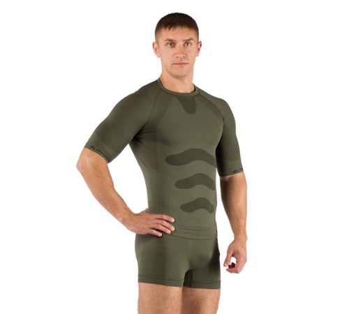 Футболка мужская Abel/ кор. рукав/ синтетика/ зеленый/ S-M, Abel6262SM