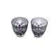 Набор рюмок TAJIMA GLASS звезды фиолетовые 75мл ,2 шт