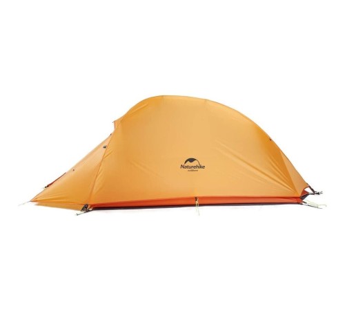 Палатка сверхлегкая  Naturehike Сloud up 1 NH18T010-T одноместная с ковриком, оранжевая, 6927595730546