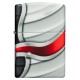 Зажигалка Zippo Flame Design с покрытием White Matte, латунь/сталь, белая, матовая, 38x13x57 мм