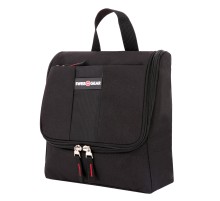 Несессер SWISSGEAR, черный, полиэстер, 22х8х24 см