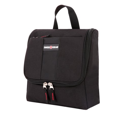 Несессер SWISSGEAR, черный, полиэстер, 22х8х24 см