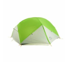 Палатка  Naturehike Mongar NH17T007-M  20D,двухместная сверхлегкая, зелено-белая, 6927595726051