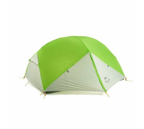 Палатка  Naturehike Mongar NH17T007-M  20D,двухместная сверхлегкая, зелено-белая, 6927595726051