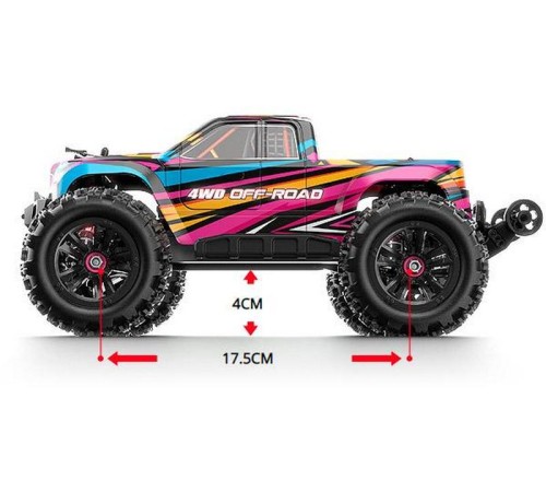Радиоуправляемый монстр MJX Hyper Go 16209 Brushless 4WD 2.4G LED 1/16 RTR
