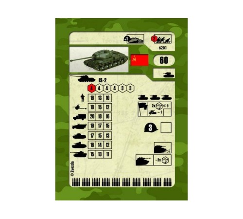 Сборная модель ZVEZDA Советский тяжёлый танк ИС-2, 1/100