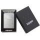 Зажигалка ZIPPO с покрытием Herringbone Sweep, латунь/сталь, серебристая, матовая, 38x13x57 мм