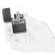 Зажигалка ZIPPO James Bond 007™ с покрытием Black Ice®, латунь/сталь, чёрная, глянцевая, 38x13x57 мм