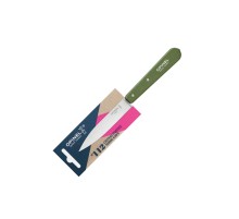Нож столовый Opinel №112, деревянная рукоять, блистер, нержавеющая сталь, темно-зеленый 003118