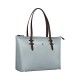 Сумка VICTORINOX Victoria Deluxe Business Tote, серо-синяя, нейлон/кожа, 47x15x31 см, 16 л