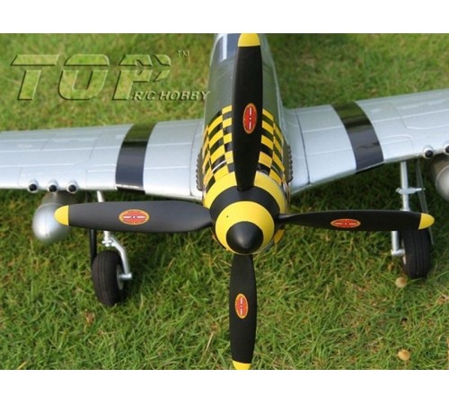 Радиоуправляемый самолет Top RC P-51D Pro синий 750мм flight controller PNP