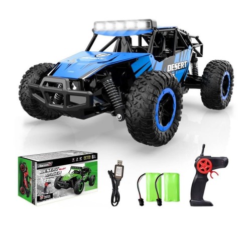 Радиоуправляемый внедорожник Volantex RC Desert King синий 4WD 2.4G 1/16 RTR