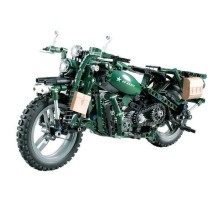 Радиоуправляемый конструктор CADA deTech американский военный мотоцикл (550 деталей)