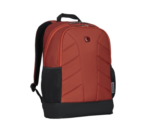 Рюкзак WENGER Quadma 16'', кирпичный/черный, полиэстер, 33x17x43 см, 22 л