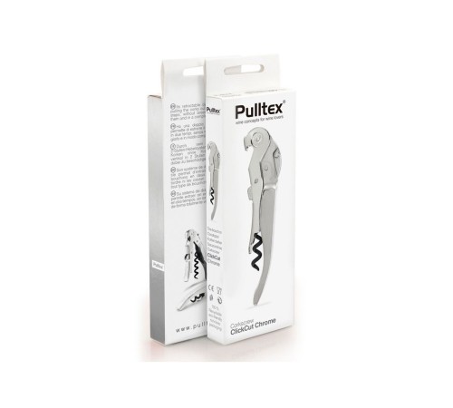 Штопор для вина Pulltex Clickcut Chrome Corkscrew