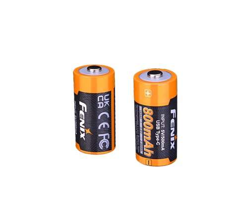 Аккумулятор 16340 Fenix 800 UP mAh Li-ion разъемом для USB, ARB-L16-800UP
