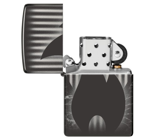 Зажигалка ZIPPO Classic с покрытием High Polish Black, латунь/сталь, черная, глянцевая, 38x13x57 мм