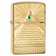 Зажигалка ZIPPO Armor™ с покрытием High Polish Brass, латунь/сталь, золотистая, 38x13x57 мм