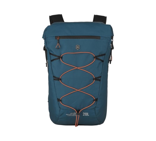 Рюкзак VICTORINOX Altmont Active L.W. Rolltop Backpack, бирюзовый, 100% нейлон, 30x19x46 см, 20 л