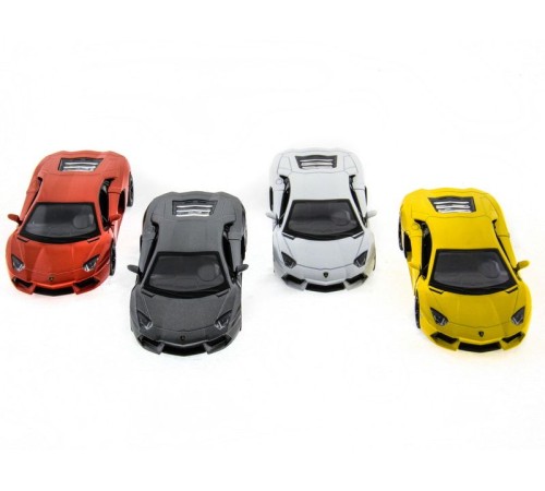 Машина Kinsmart LAMBORGHINI AVENTADOR LP 700-4 инерция (1/12шт.) 1:38 б/к