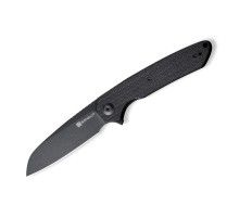 Складной нож SENCUT Kyril 9Cr18MoV Steel Black Stonewashed Handle Black Micarta