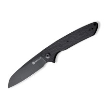 Складной нож SENCUT Kyril 9Cr18MoV Steel Black Stonewashed Handle Black Micarta