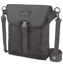 Сумка наплечная VICTORINOX Altmont™ 3.0 Flapover Bag, чёрная, нейлон Versatek™, 27x6x32 см, 5 л