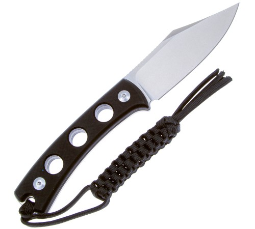 Нож SENCUT Fixed Blade Waxahachie 9Cr18MoV Steel Satin Handle G10 Black
