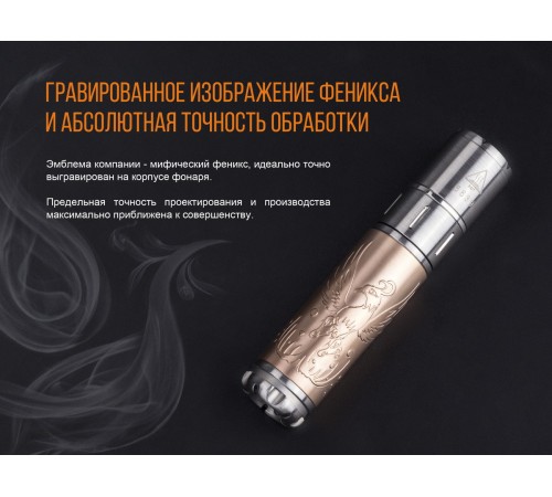 Набор Fenix ручка T5Ti + фонарь F15 серый, T5TIF15GY