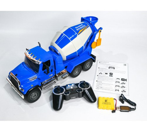 Радиоуправляемый бетоновоз Double Eagle Freightliner 114SD 1/20 2.4G RTR