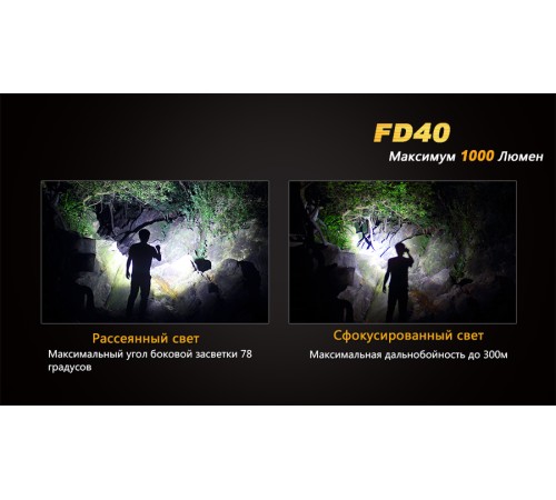 Фонарь Fenix FD40 Cree XP-L HI LED, FD40XPLHI
