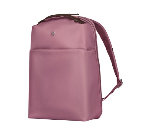 Рюкзак VICTORINOX Victoria Compact Business Backpack 16', пурпурно-розовый, нейлон/кожа, 27x16x40 см