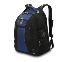 Рюкзак WENGER,15”, синий/чёрный, полиэстер 900D/рипстоп, 36x19x47 см, 32 л