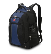 Рюкзак WENGER,15”, синий/чёрный, полиэстер 900D/рипстоп, 36x19x47 см, 32 л